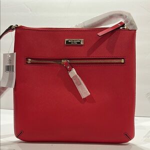 New Kate Spade New York Laurel Way Rima Hot Chili Crossbody Bag